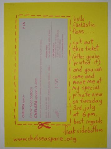 2007 Ticket and invite